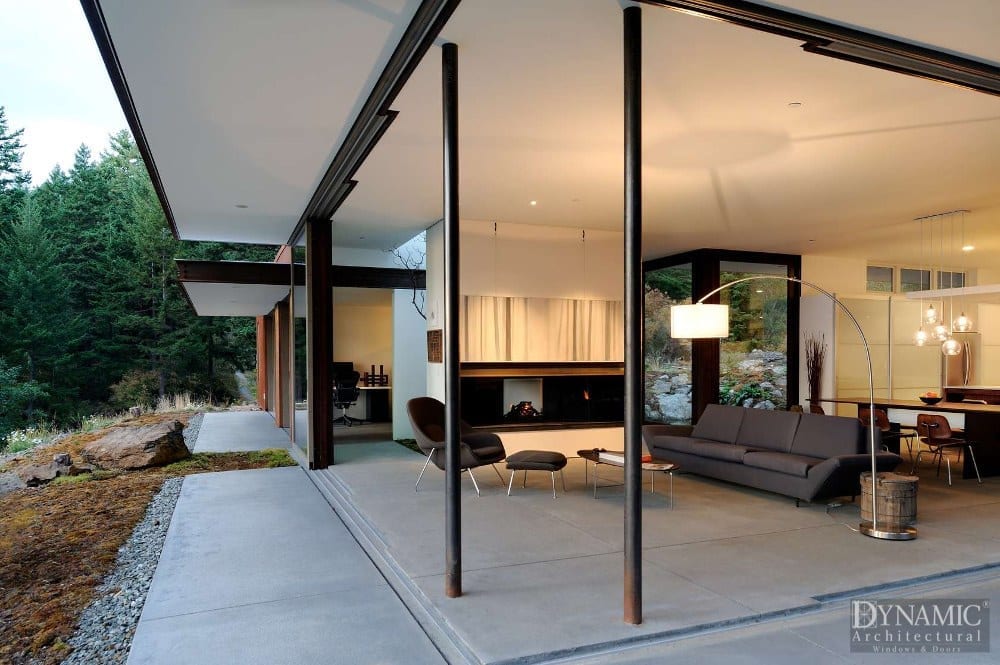 Tempered glass doors