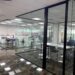 Glass partition wall