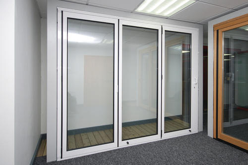 Aluminum office doors