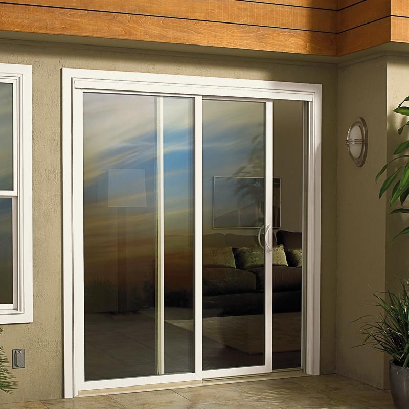 Double-sided aluminum doors