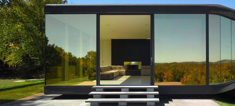 DOUBLE-GLAZED WINDOWS WITHOUT A FRAME