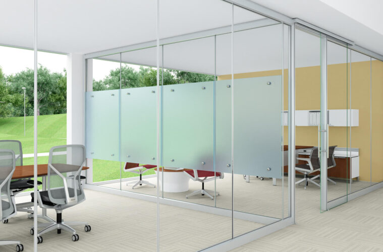 Combined office partitions