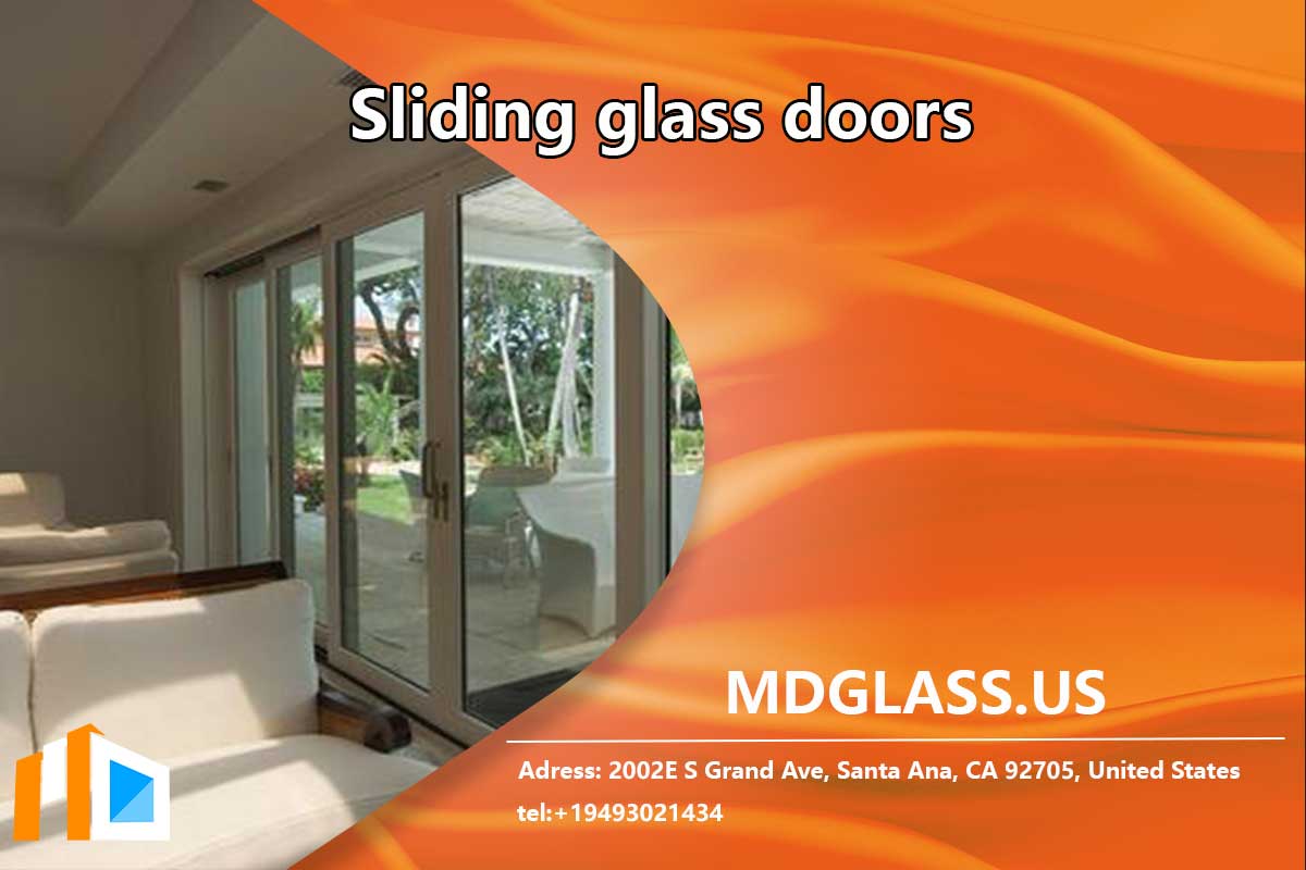 Sliding glass doors
