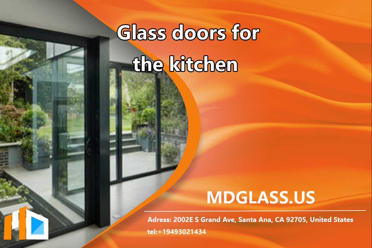 Glass doors for the kitchen